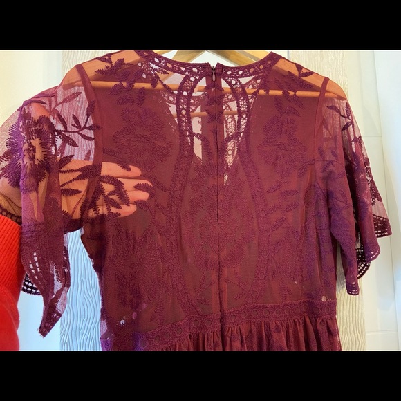 Beautiful Pink Blush Maternity Dress - Picture 3 of 4